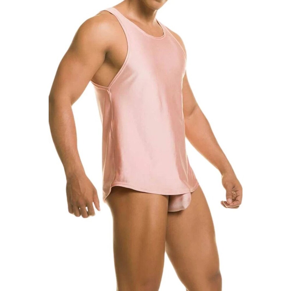 Men's Gigo Silky Bright Tank in Nude - Medium, NWT
